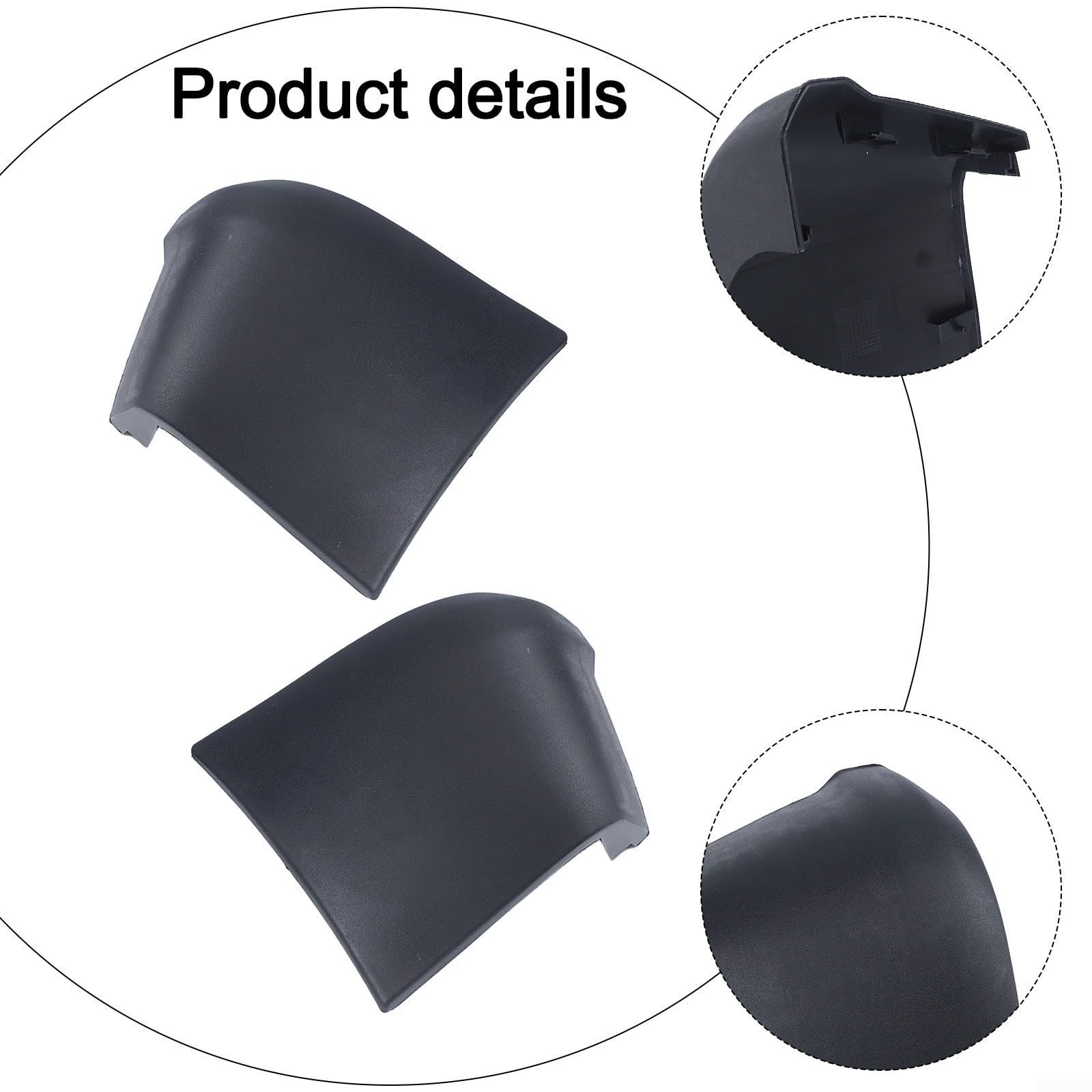 Coppia di tappi angolari per paraurti posteriore con clip per Ford per Transit Connect lato sinistro e destro