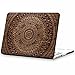 iCasso Macbook Retina 13 Inch Case Art Printing Matte Hard Shell Plastic Protective Cover For Macbook Pro 13 Inch Retina No CD-ROM Model A1425/A1502 (Mandala&Wood&2)