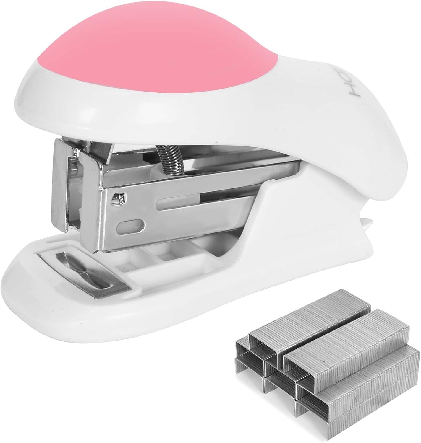 Zimoer Grapadora Pequeña, Grapadora Mini 24/6, Agrafador Mini, Estudiantes, Trabajo, Familia, Documentos, Grapadora Infantil Set, Grapadora Niños, Para Estudiantes, Trabajo, Familia, Documentos (Rosa)