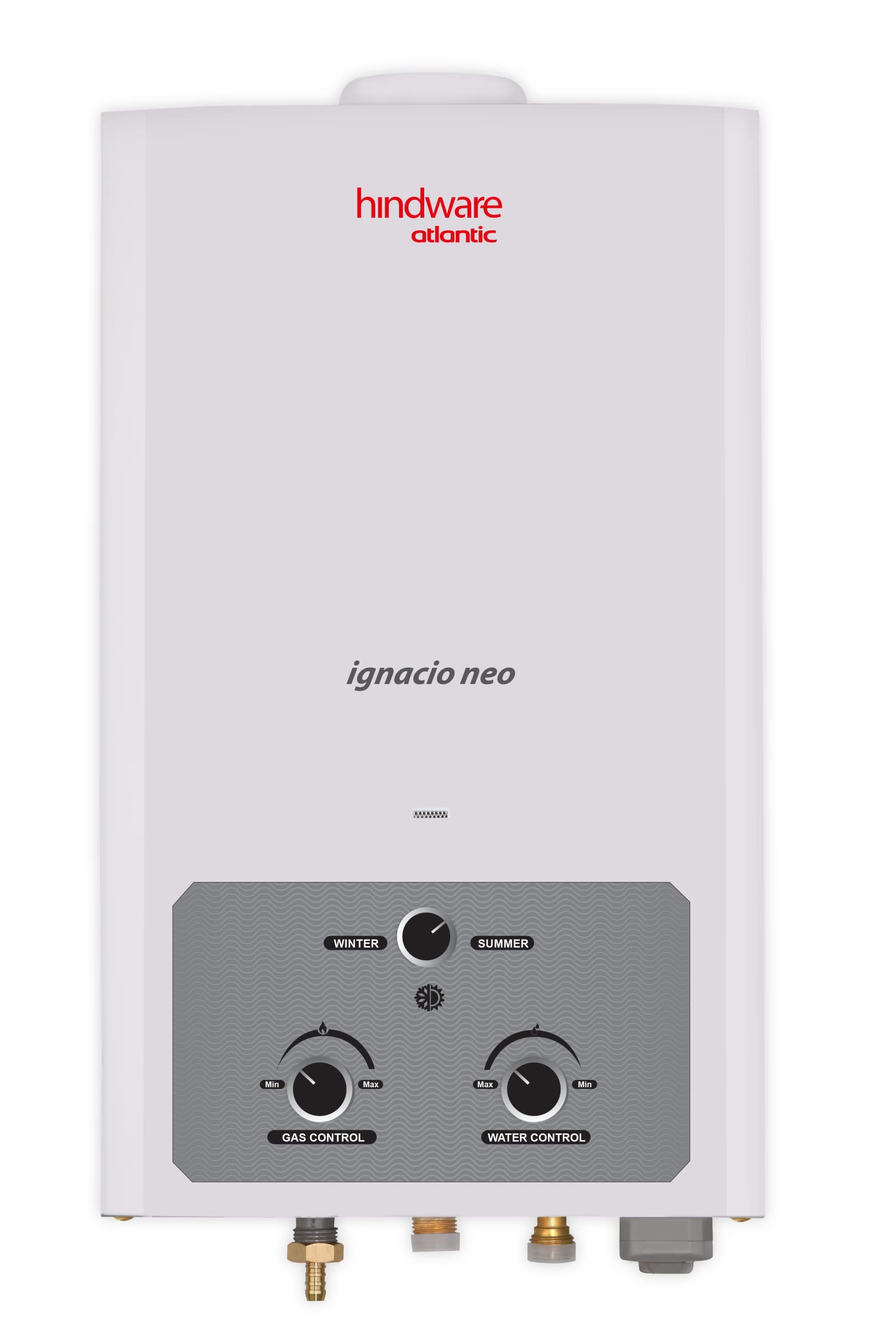 Buy Hindware Atlantic Ignacio Neo 6L Gas Water Heater, White u0026 Grey,  (HGWHIG06WD1VLP) Online at Low Prices in India - Amazon.in