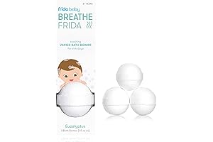 Frida Baby All-Natural Vapor Bath Bombs: Eucalyptus Oil Infused Goodness for Your Little Ones
