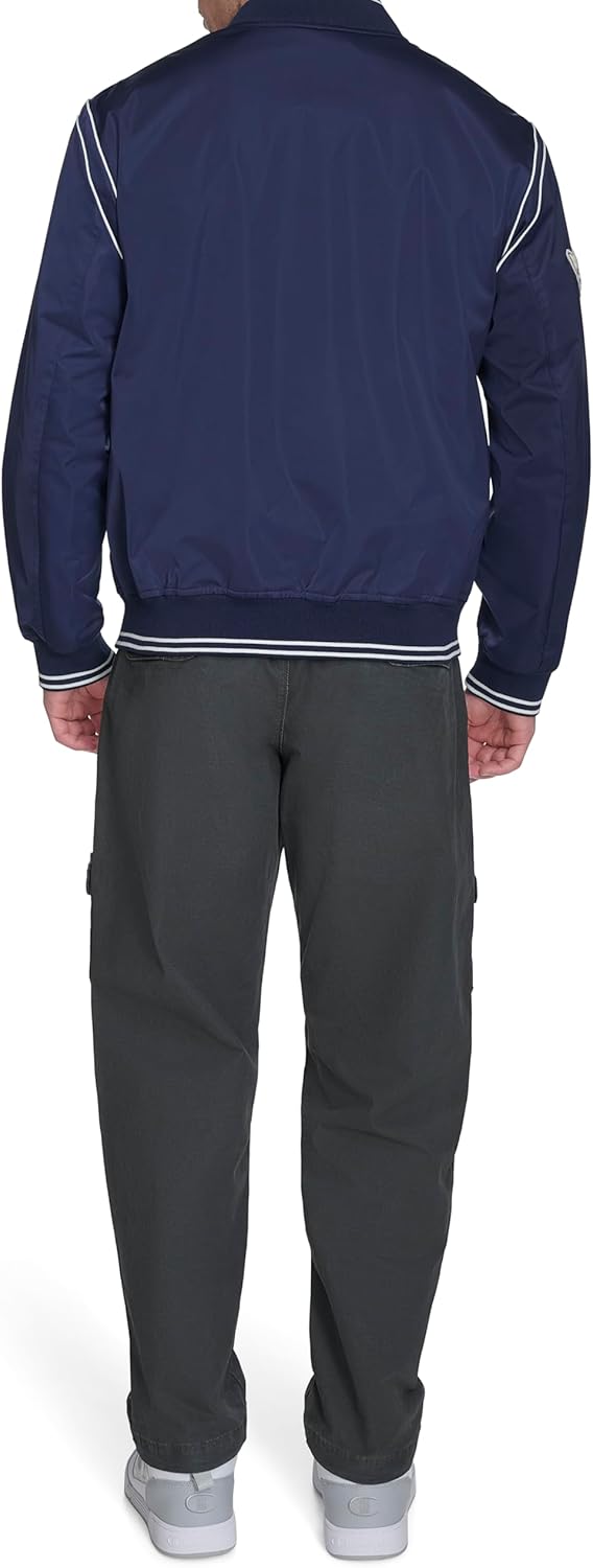 Champion Men's Patch Varsity Bomber Jacket - Image 4