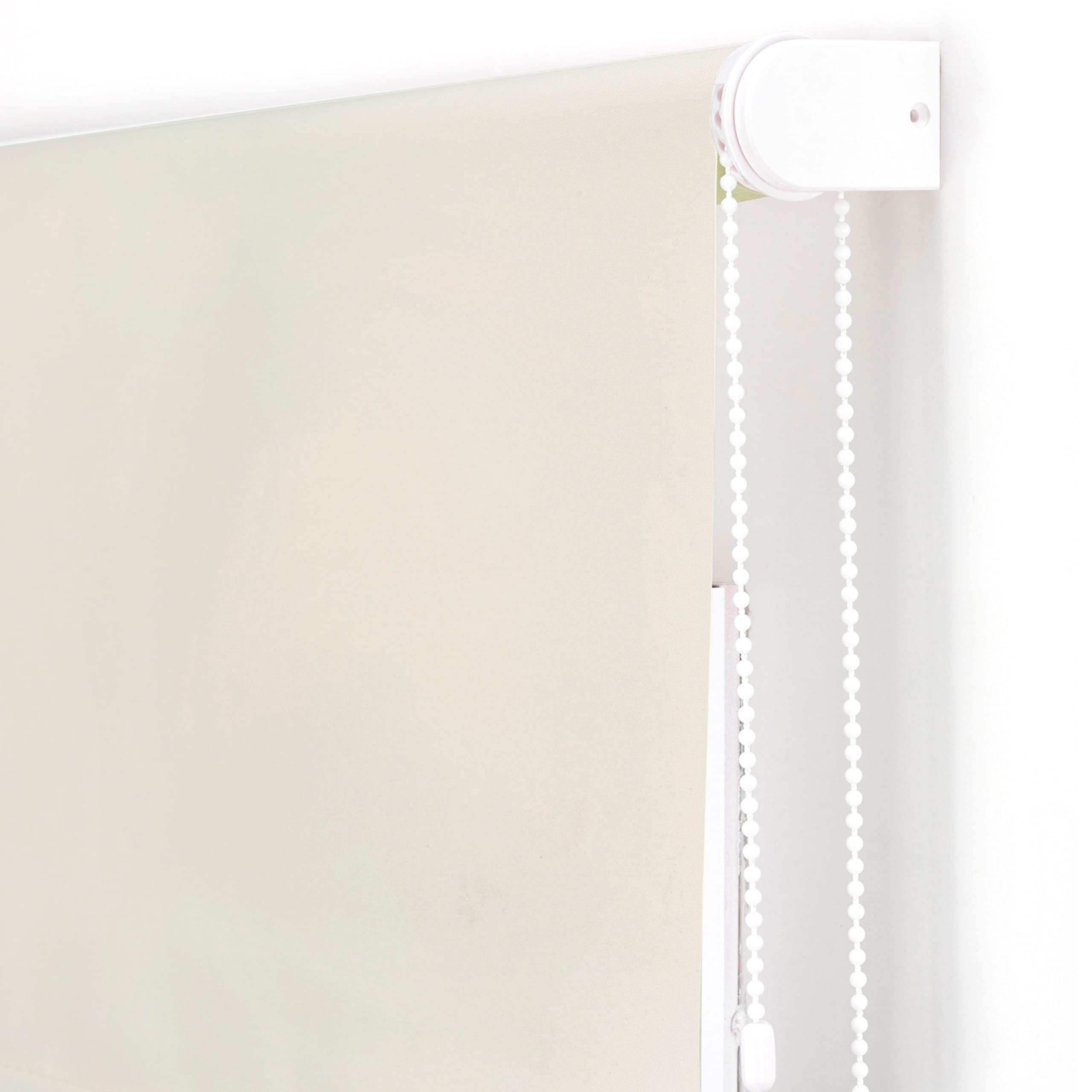 Tenda avvolgibile oscurante liscia premium - dimensioni 140 x 230 cm larghezza per altezza - misura tessuto 137 x 225 cm - Termico BEIG - Isolamento leggero, freddo e calore