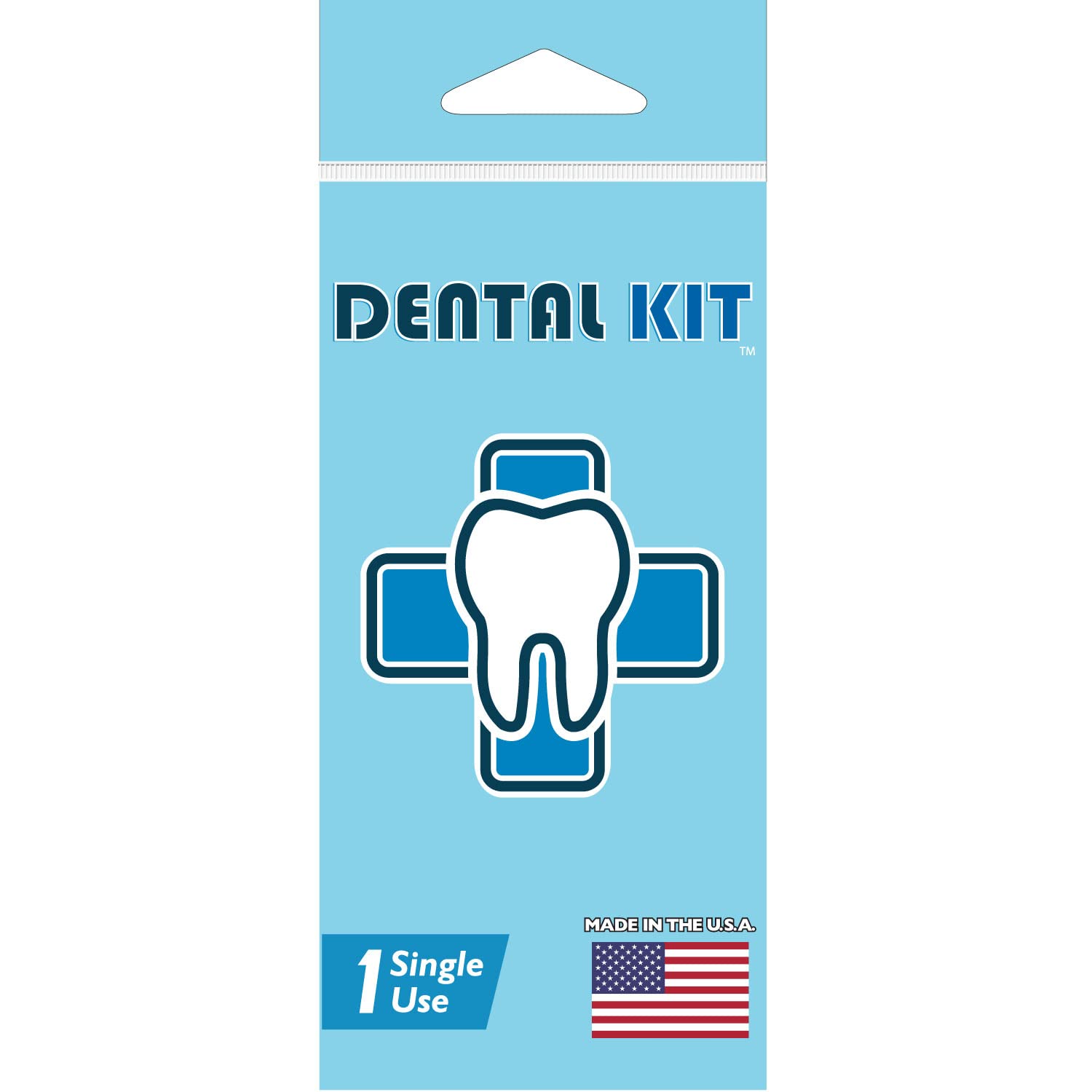 Dental Kit Single Use Portable Kit with Travel Tooth Brush Tooth Paste Dental Floss and Mint-Flavored Tooth Picks