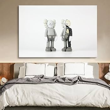 Amazon.co.jp: kawsアートパネル カウズ 画像装飾絵画 ポップ