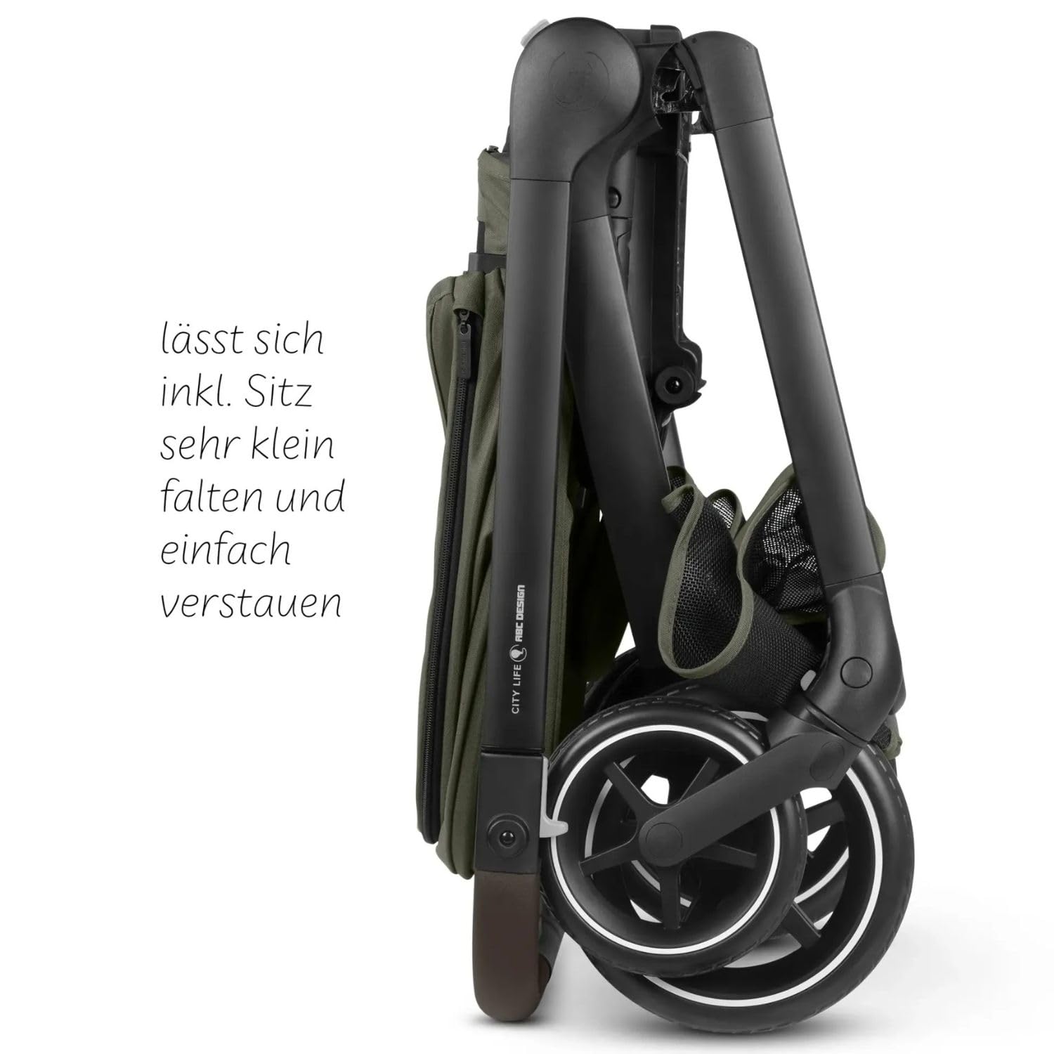 ABC Design City Life Poussette et poussette de sport jusqu'à 22 kg - Avocat | Jusqu'à 22 kg, avec unité d'assise réversible, position allongée, glissière télescopique et panier de courses jusqu'à 10 kg