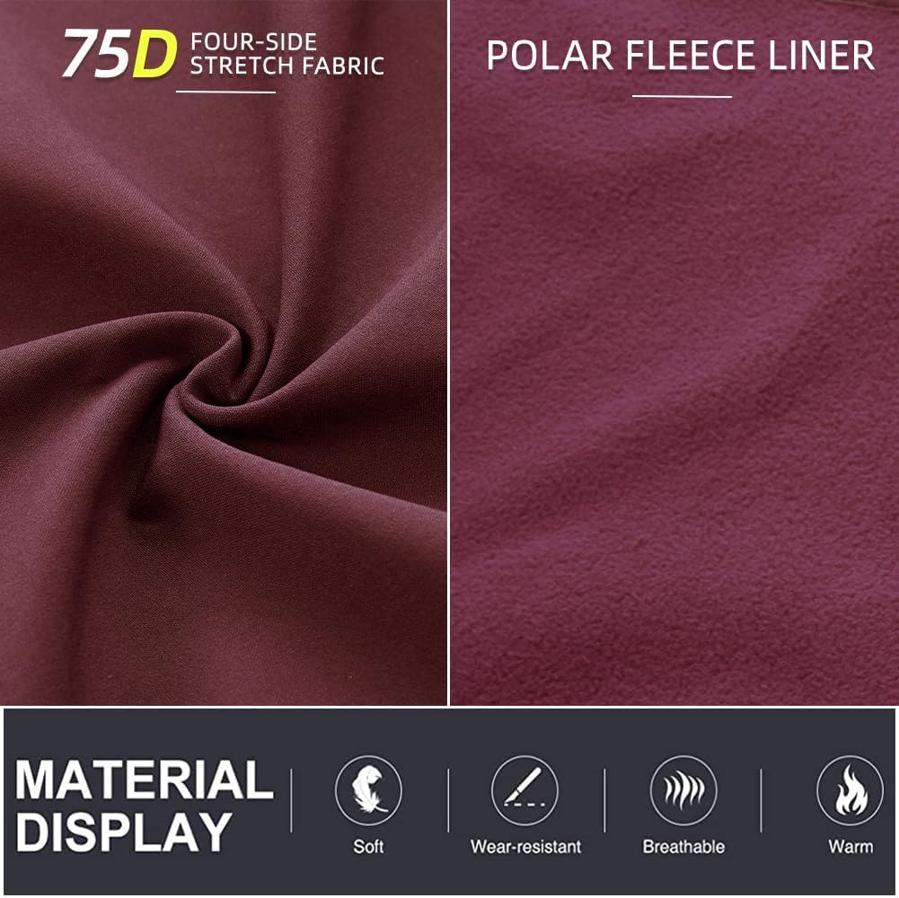 CAMEL CROWN Womens Softshell Jacket Fleece Lined Hooded Waterproof Windproof Lightweight Winter Windbreaker Hiking Camping - Image 4