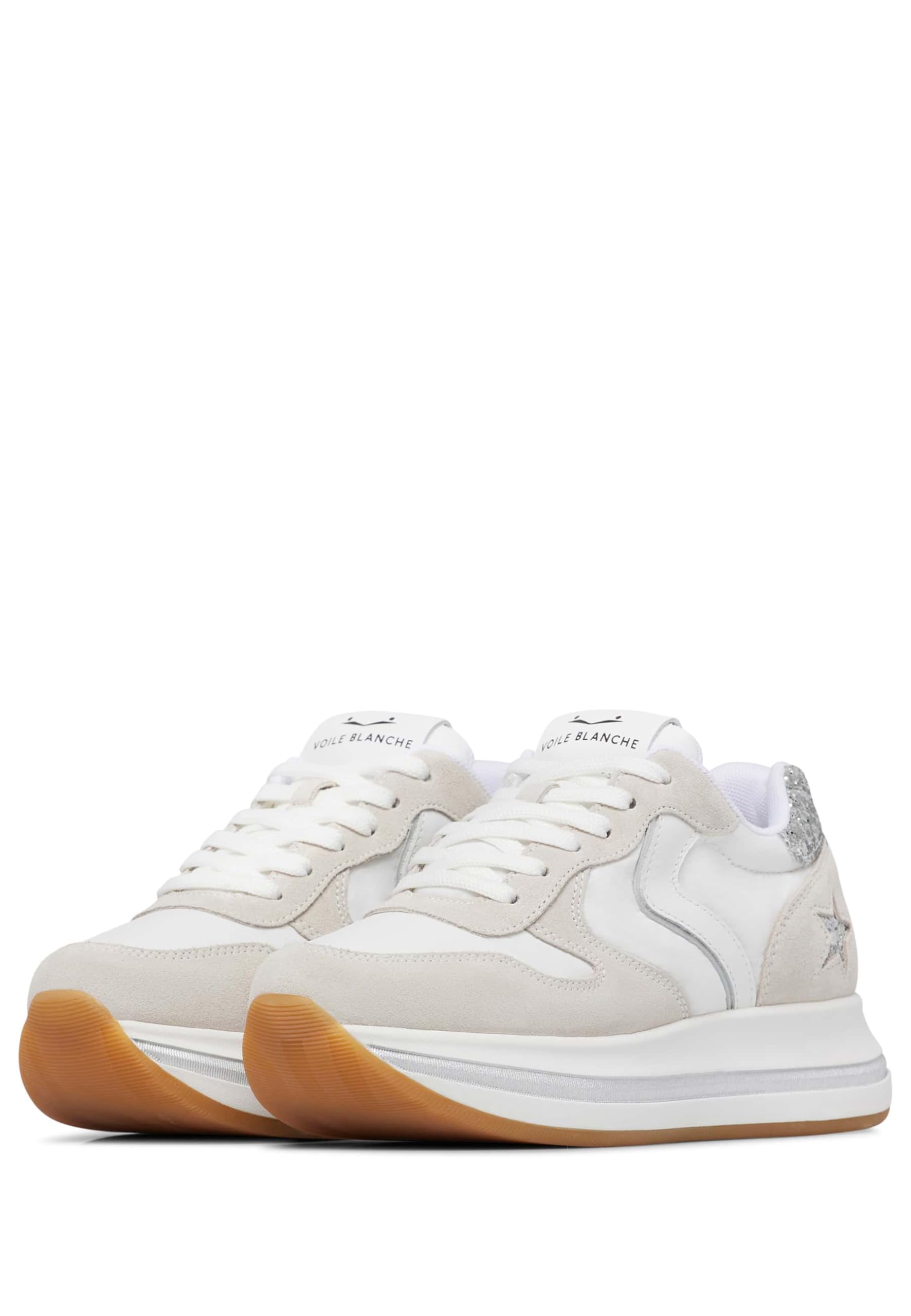 VOILE BLANCHE Zapatillas Deportivas de Ante y Tejido técnico