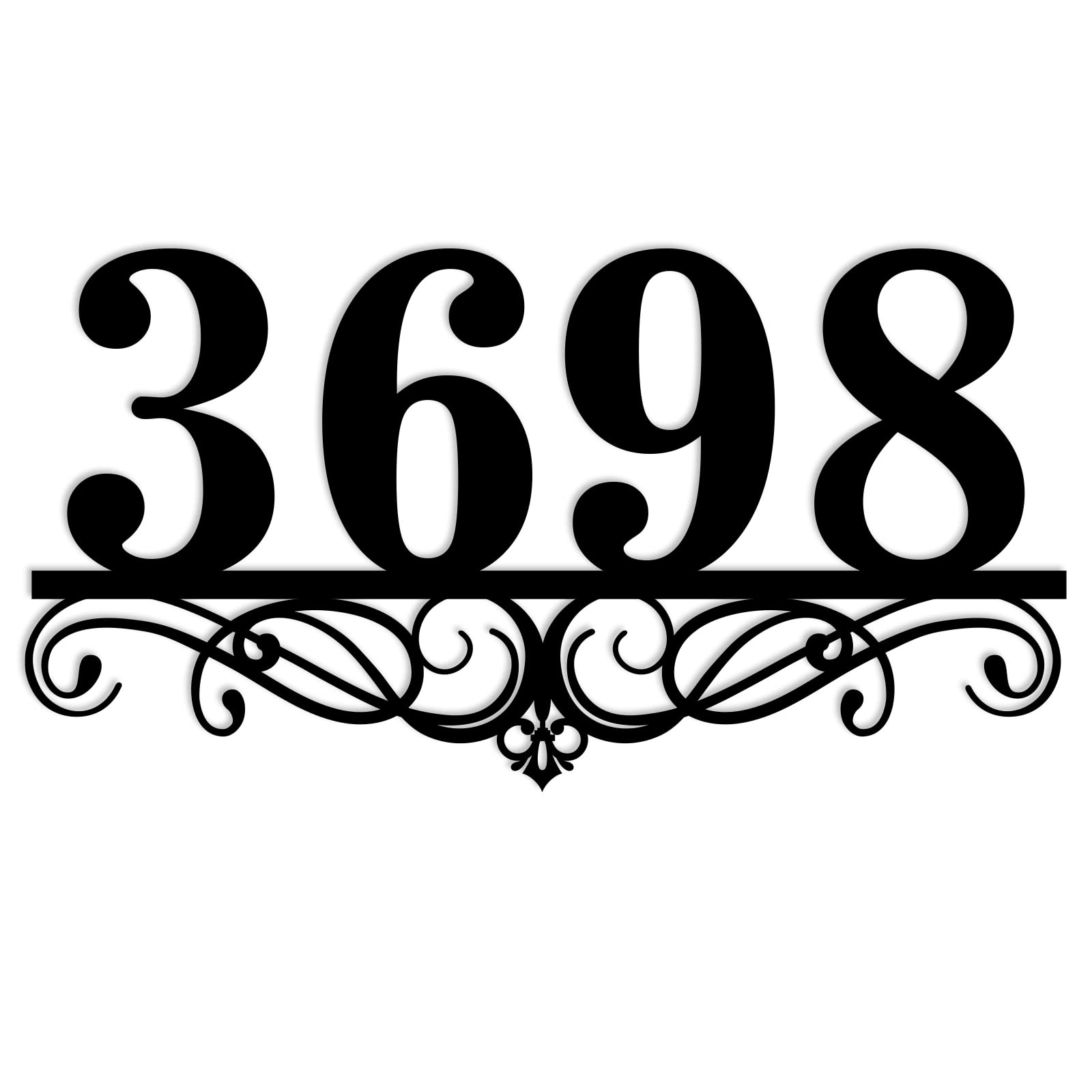 House Numbers For Outside Address Numbers For House Metal Address ...