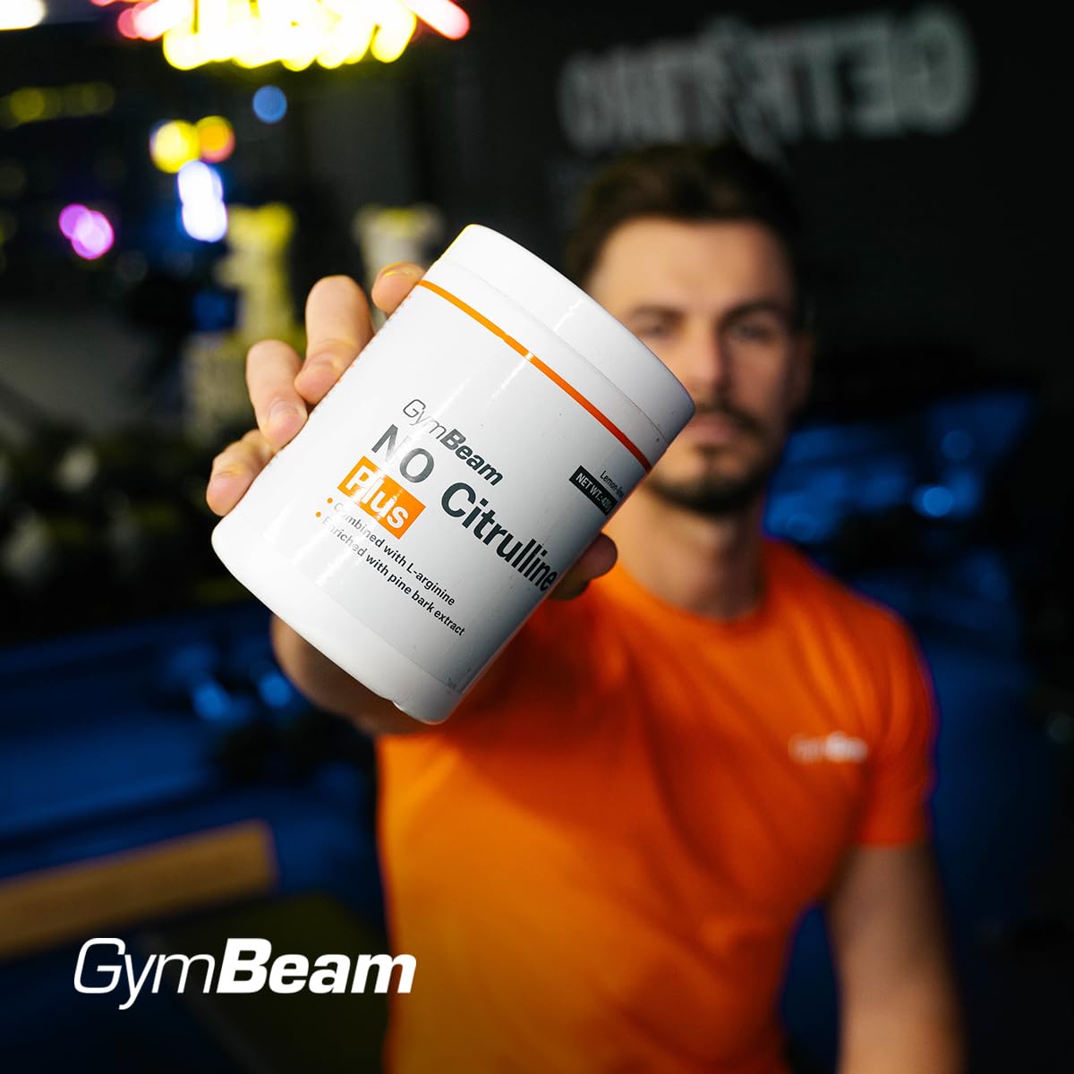GymBeam NO Citrullina Plus, Integratore Pre-workout Funzionale, Polvere Dissolvibile con Citrullina Malato e Arginina (420 g, Green Apple)