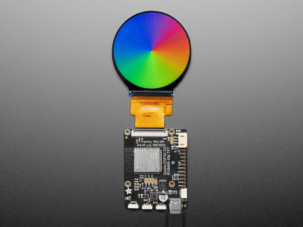 Adafruit RGB TTL TFT Display, rund, 2.1" 480x480, kein Touch, TL021WVC02-B1323B, 5806