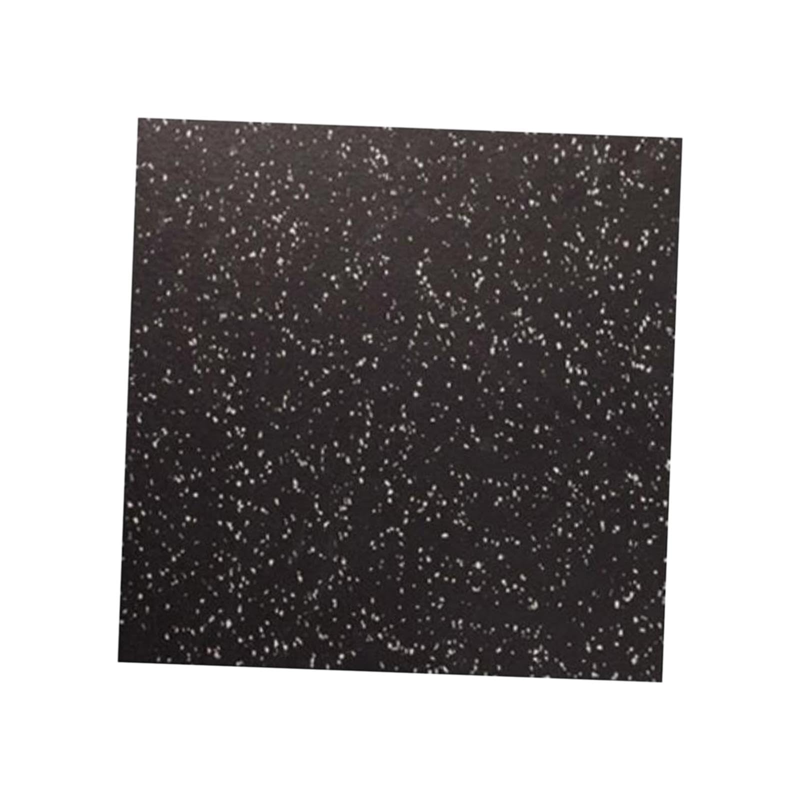 Tappetino per Attrezzi da Palestra Anti-Vibrazione in Gomma Alta Densità 50x50x1,5 cm Fonoassorbente Antiscivolo per Attrezzature Fitness