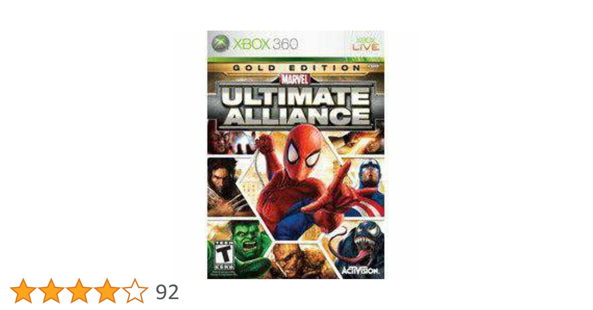 XBOX ULTIMATE ALLIANCE GOLD EDITION 北米版 Marvel Ultimate Alliance Gold Edition - Xbox 360: Xbox 360