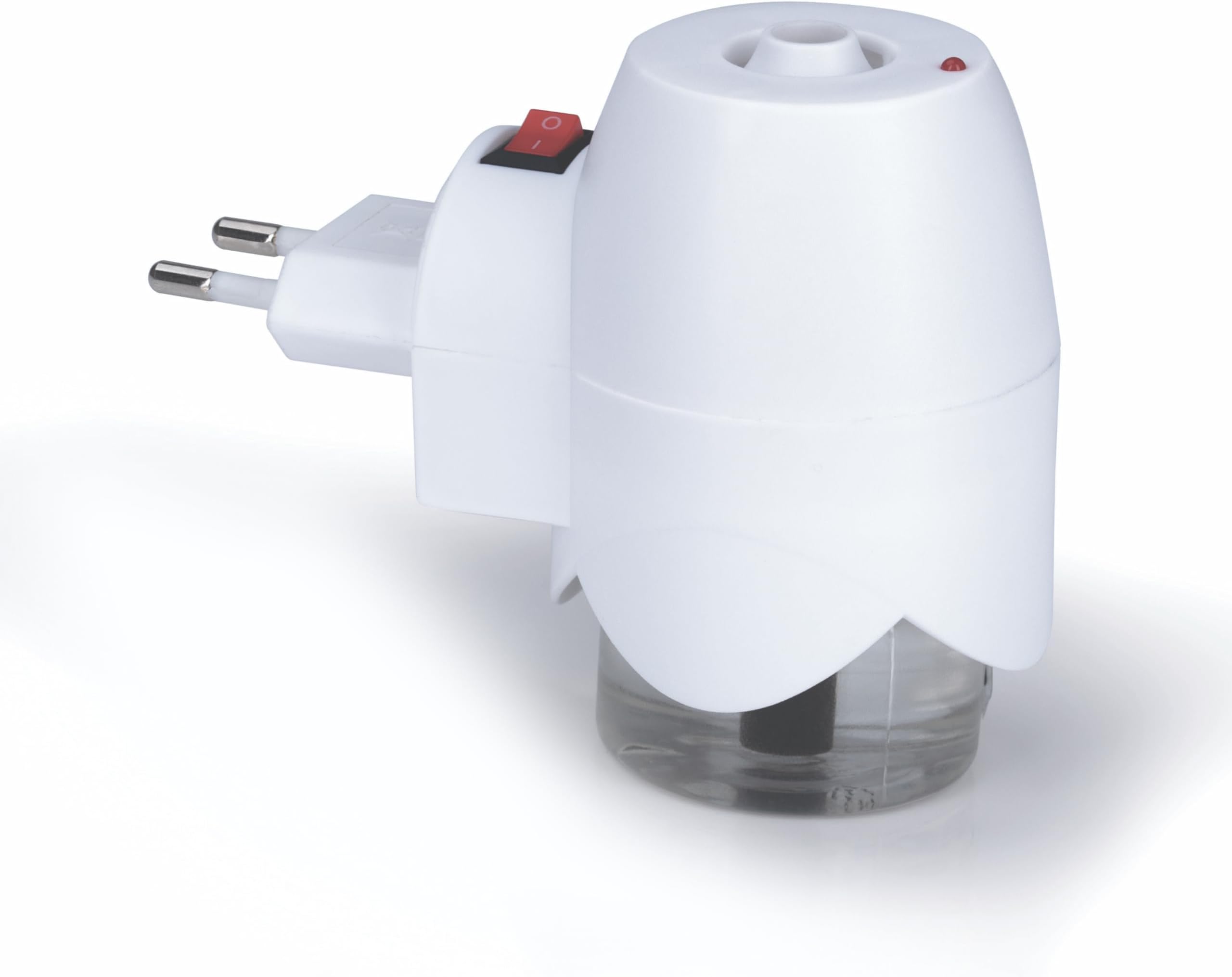 STATUS Electric Mosquito & Insect Repellent Plug-In Diffuser with 45ml Liquid Refill, Odour-Free Protection for Home & Travel, White (SMOSQPLUG1PK10)