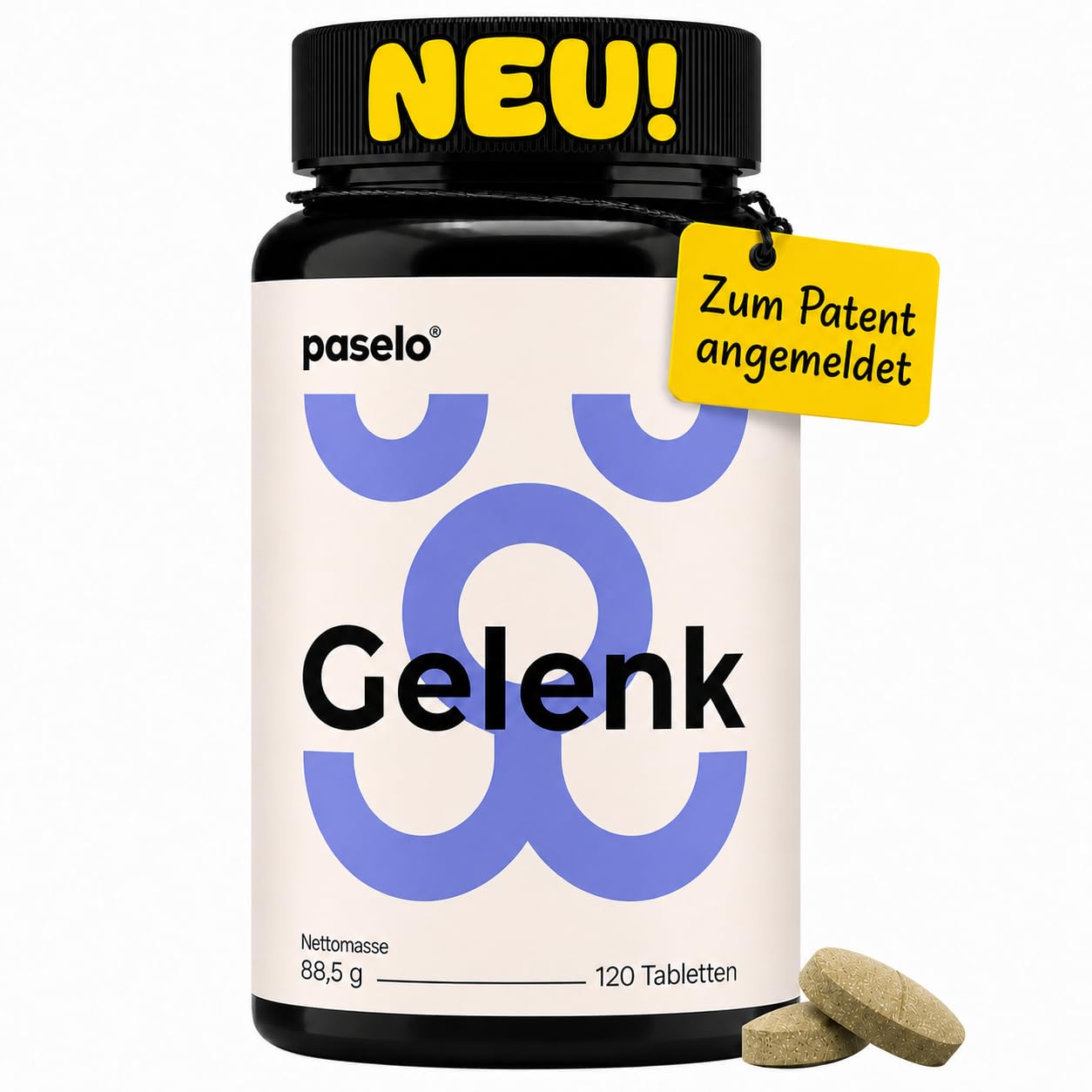 Gelenktabletten für Hunde – 120 Tabletten – 13-Fach Wirkstoffkomplex mit Grünlippmuschel & MSM – entwickelt mit Tierärzten, laborgeprüft, zum Patent angemeldet, Made in Germany – Einführungspreis
