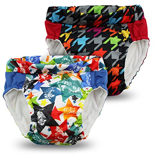 Kanga Care Lil Learnerz Toilet Training Pants, Dragons Fly & Invader, Large, (KRLLNZ_LG-M401)