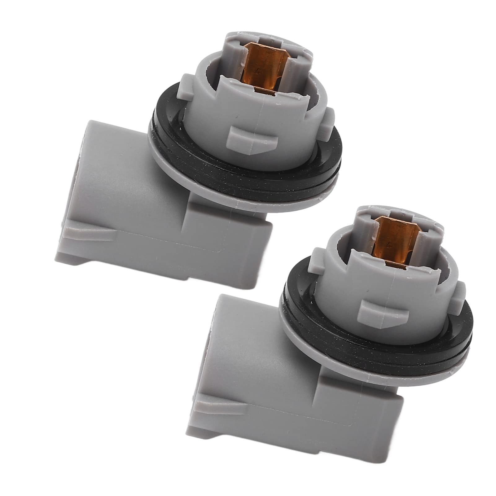 Car Bumper Light Plug, 2 Pcs Automobile Rear Bumper Light Plug Rear Lamp Socket 90075‑60005 Replacement for TACOMA