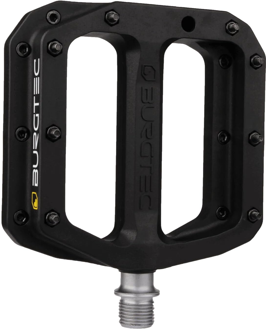 Burgtec MK4 Composite Flat Pedals Black, One Size