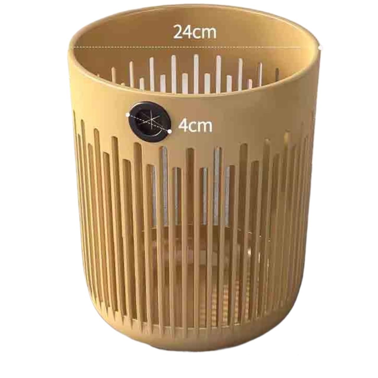 Waste Bins Grey White Green Yellow Four Color Garbage Bin Household Large Capacity(Yellow)