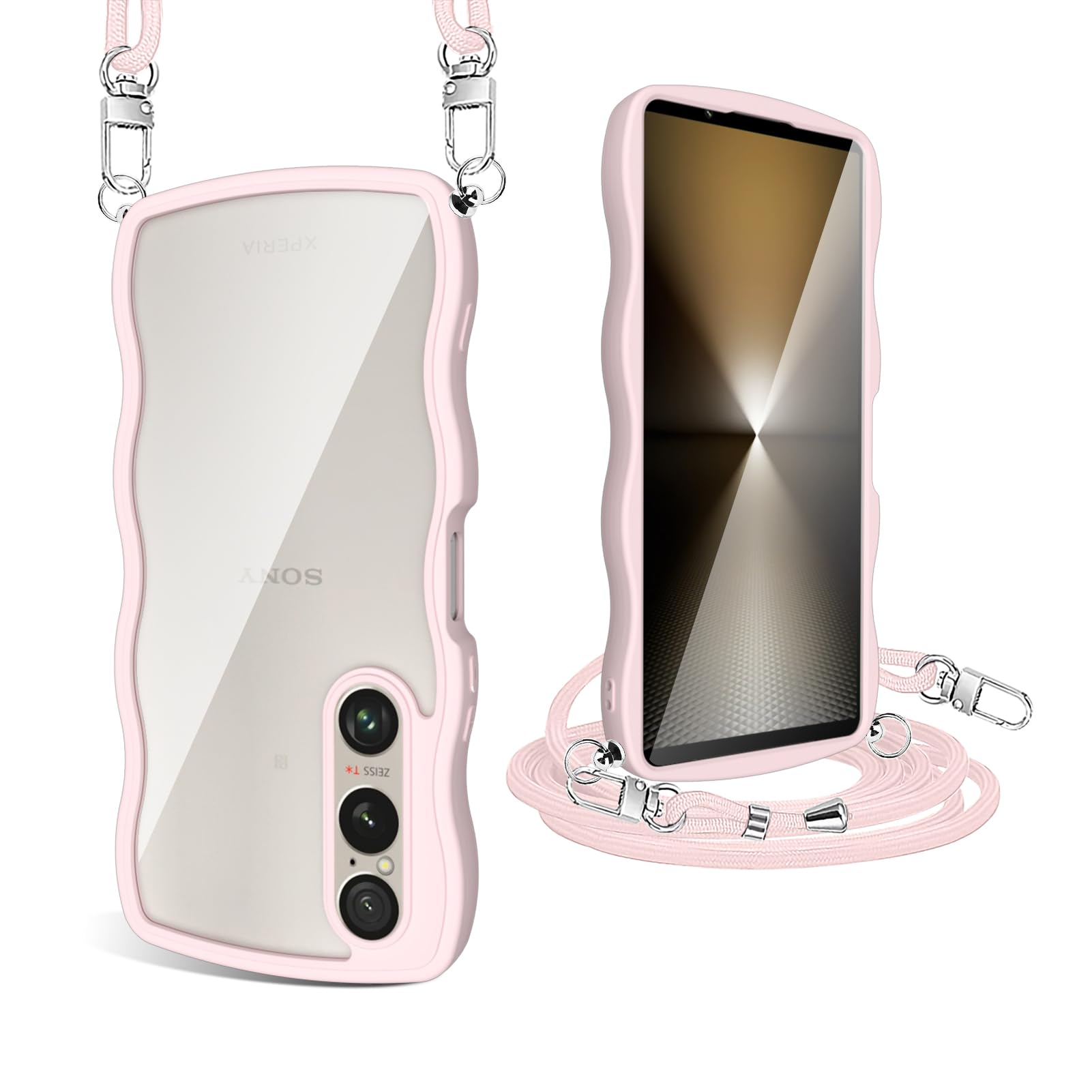 Amazon.co.jp: Xperia 1 VI ケース クリア ショルダー エクスペリア 1 