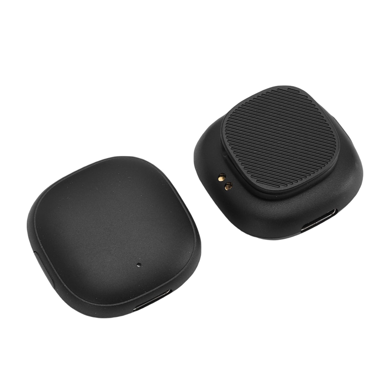 Microfoni Lavalier wireless precisi con cancellazione del rumore con ricevitore per interviste, a 2 microfoni per podcasting, custodia ABSS, portata 50 m