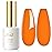 Imtiti Neon Gel Nail Polish, 0.5 Fl Oz Orange Soak Off LED UV Polish for Spring Summer DIY Nail Art Starter Manicure Salon Kit for Women Girls