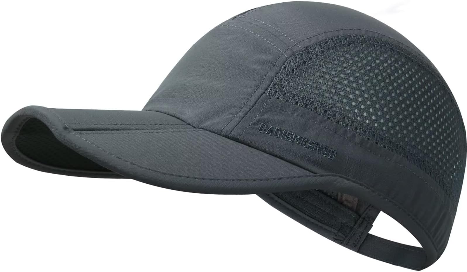 – Folding Running Man Hat Visors Sport Cap Summer Mesh Unstructured Quick Drying Hat Unisex