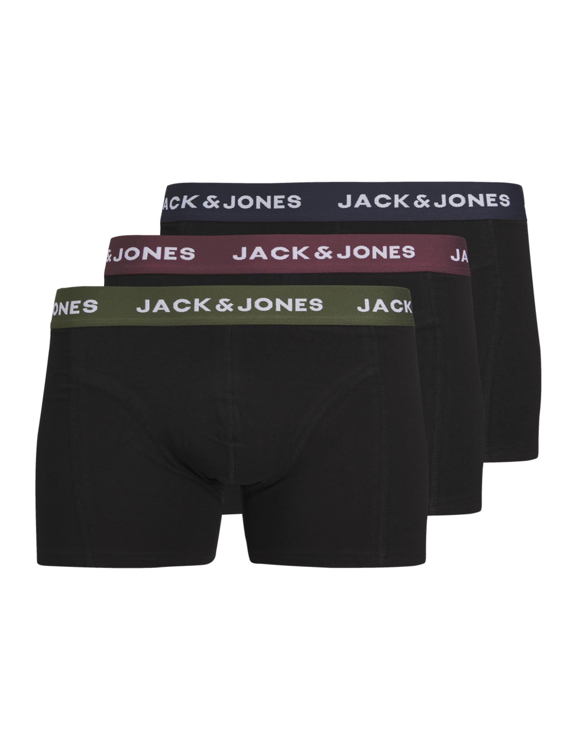 JACK & JONES Jacaron Solid Trunks 3 Pack