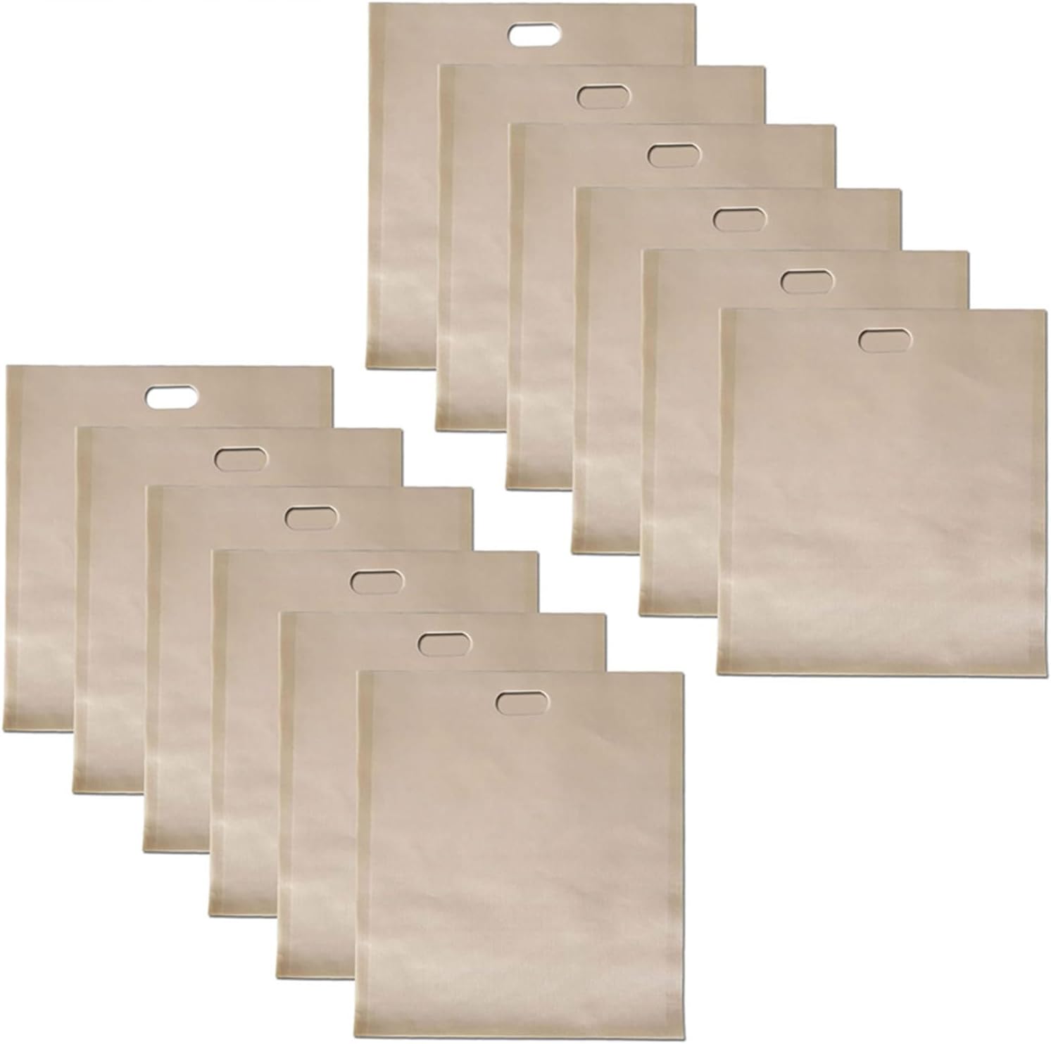 Of 10 Bags Bread Toaster Accessory Toaster Bag Fiberglass for Bread Machines Toasted Sandwich Bag