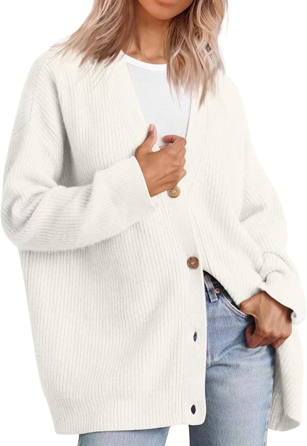 Womens Fall Fashion Oversized Lightweight Warm Knit Jacket Elevate Your Fashion Tas...