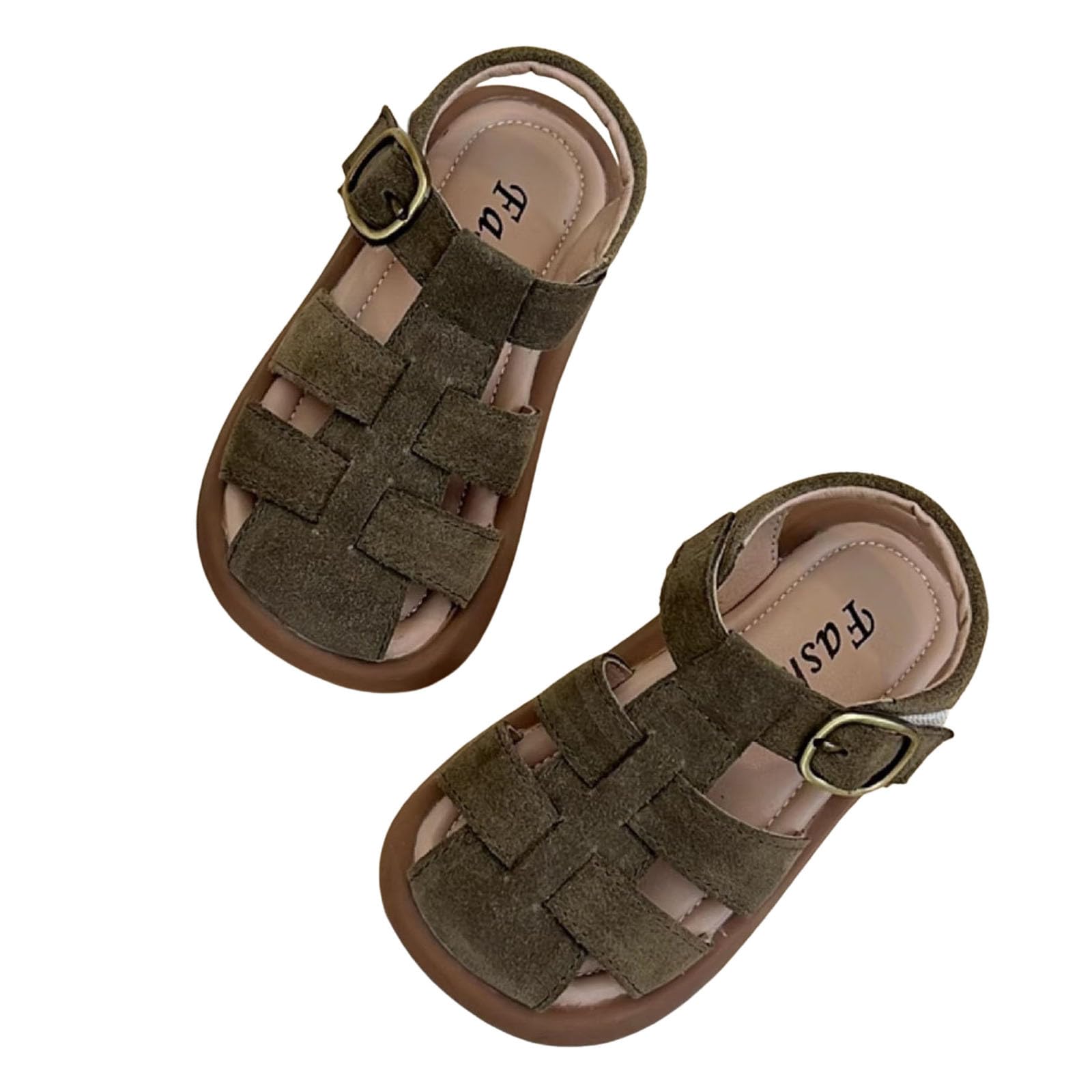MMRTDJDR Generisch Sandalias Cerradas Niñas Verano Niñas Sandalias De Agua Al Aire Libre Zapatos Deportivos Zapatos De Verano Zapatos De Malla Huecos Sandalias (1 12 Y)