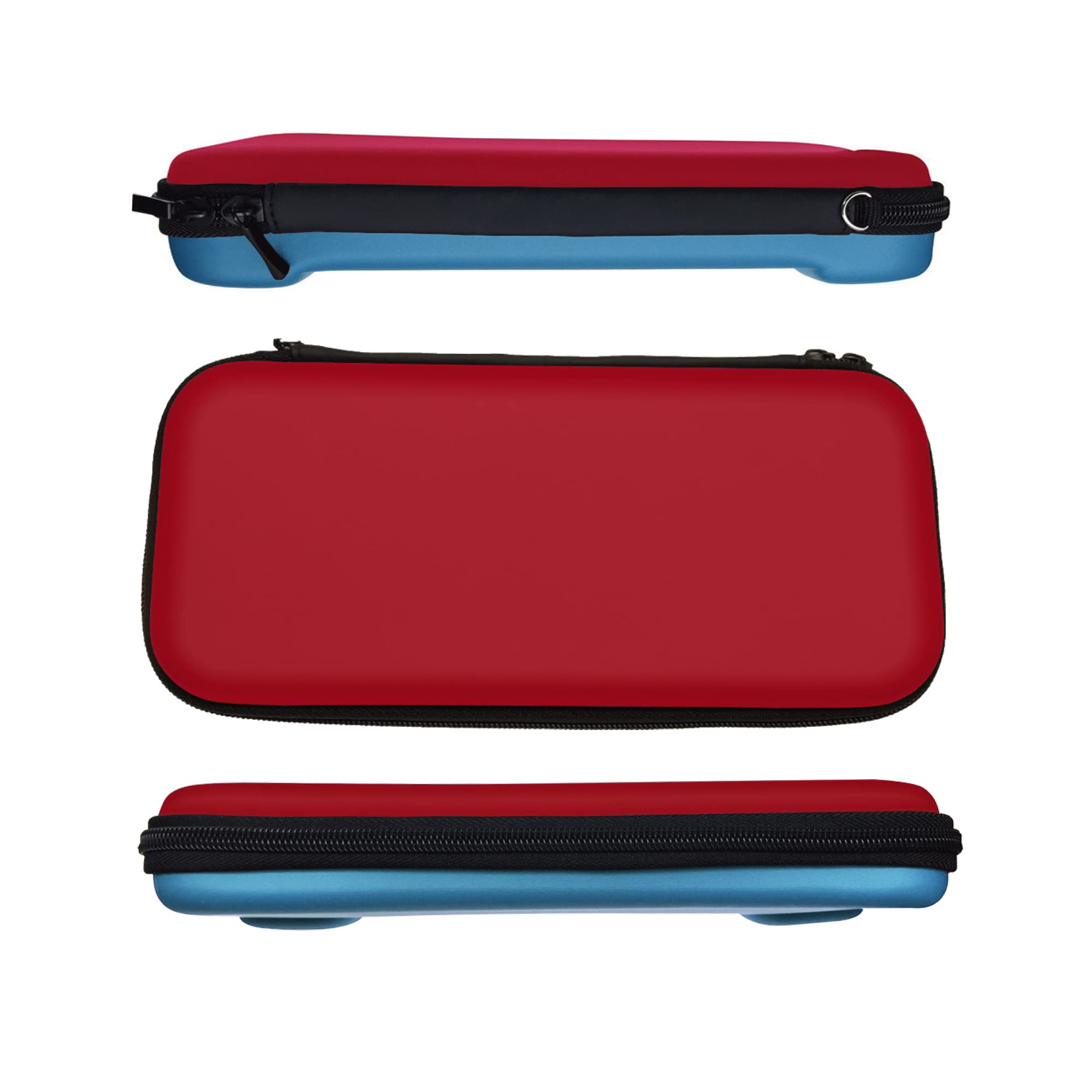 Protective Carrying Case Compatible With Nintendo Switch Lite, Blue; Red (NLCASE550)