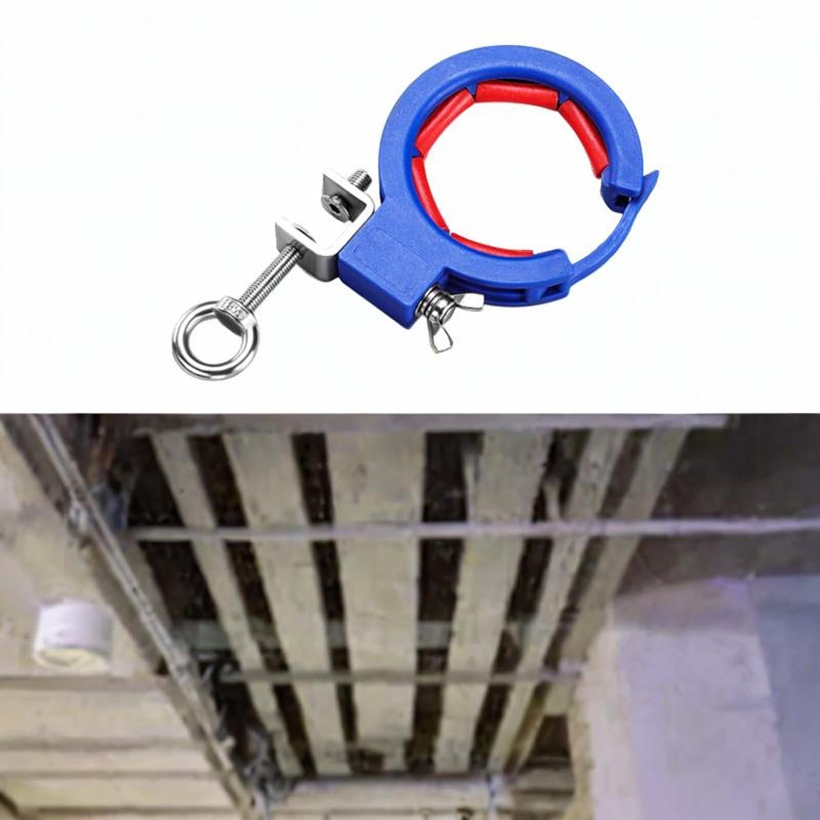Poulie De Guidage Câble IRSCorp Réglable Avec Mousqueton - Pour Rails Intérieurs/Extérieurs, Chantier - 6