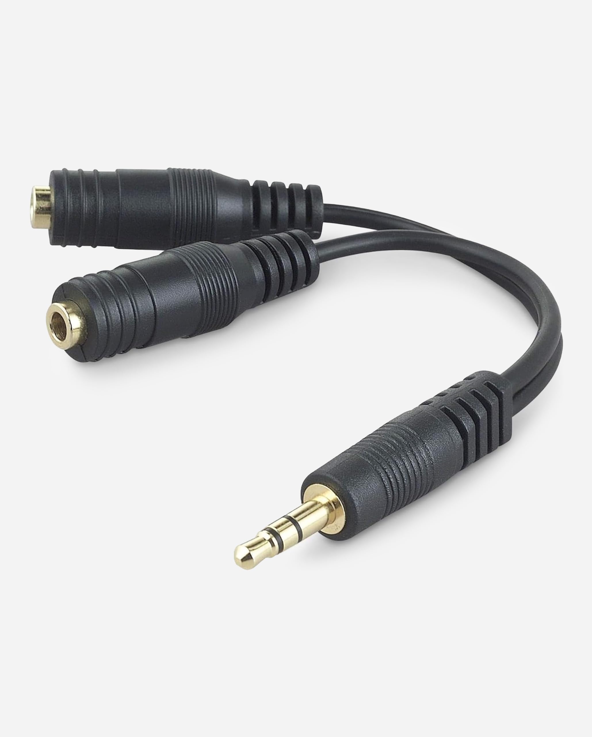 Belkin AUX Audio Cable Splitter, 3.5mm, Black — Amazon image 6