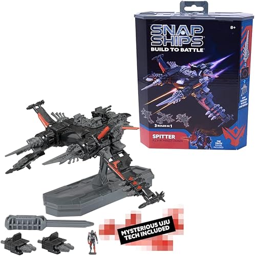 Komplex Spitter K.L.A.W Missile Cruiser - Construye para la batalla - 3 construcciones diferentes - A partir de 8 años