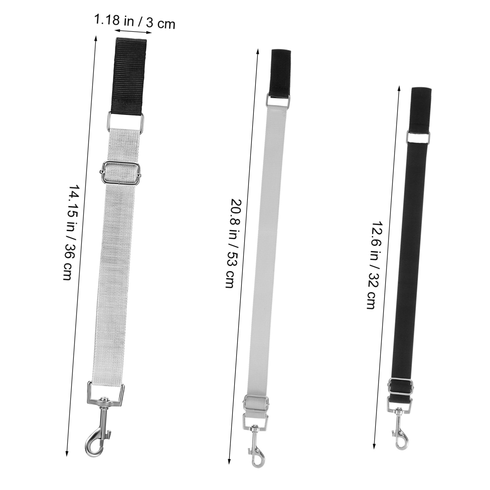 TOYANDONA 2pcs Adjustable Dog Grooming Arm Extension Straps Comfortable for Pet Grooming Enhanced Control All Dog Easy to Use