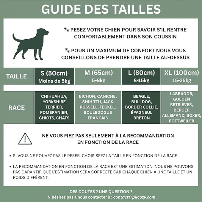 AILISK Pilcozi Lit Chien, Lit Cocon Pilcozy pour Chien