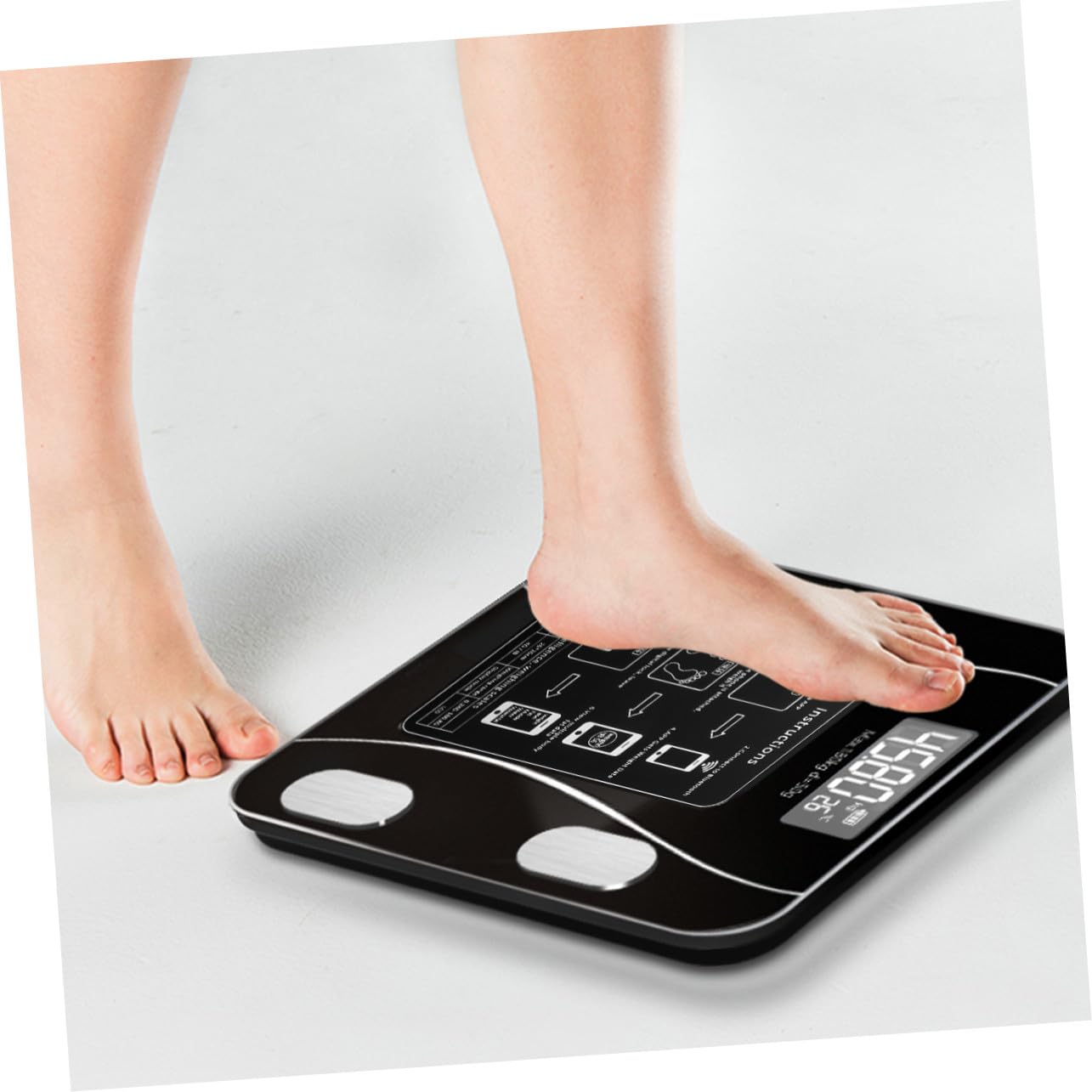 Balance Impédancemètre USB Rechargeable, Affichage Led, 180 Kg