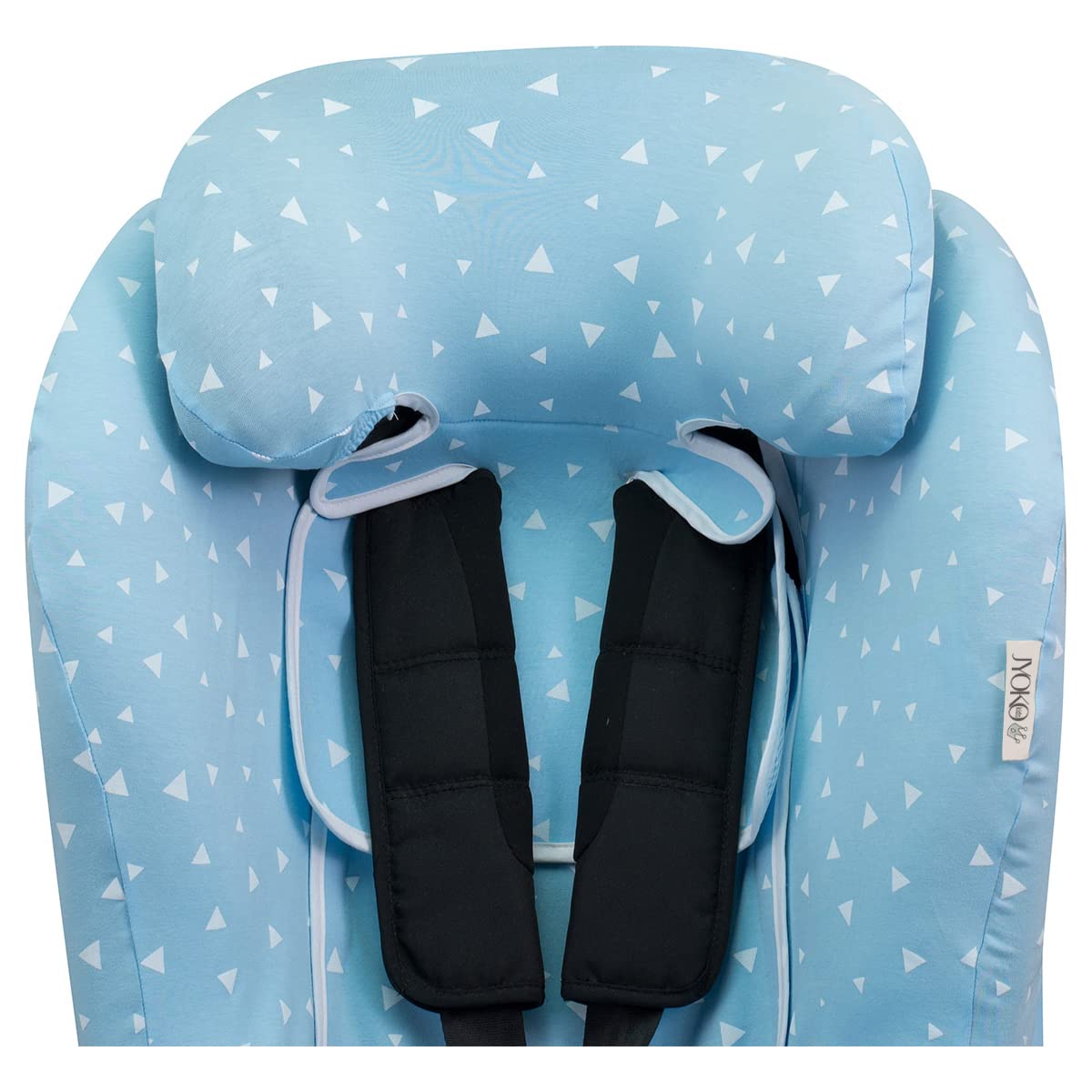JYOKO Kids Fotelik samochodowy Kompatybilny z Axkid Minikid, Kidzone, Duofix (Blue Sparkles)