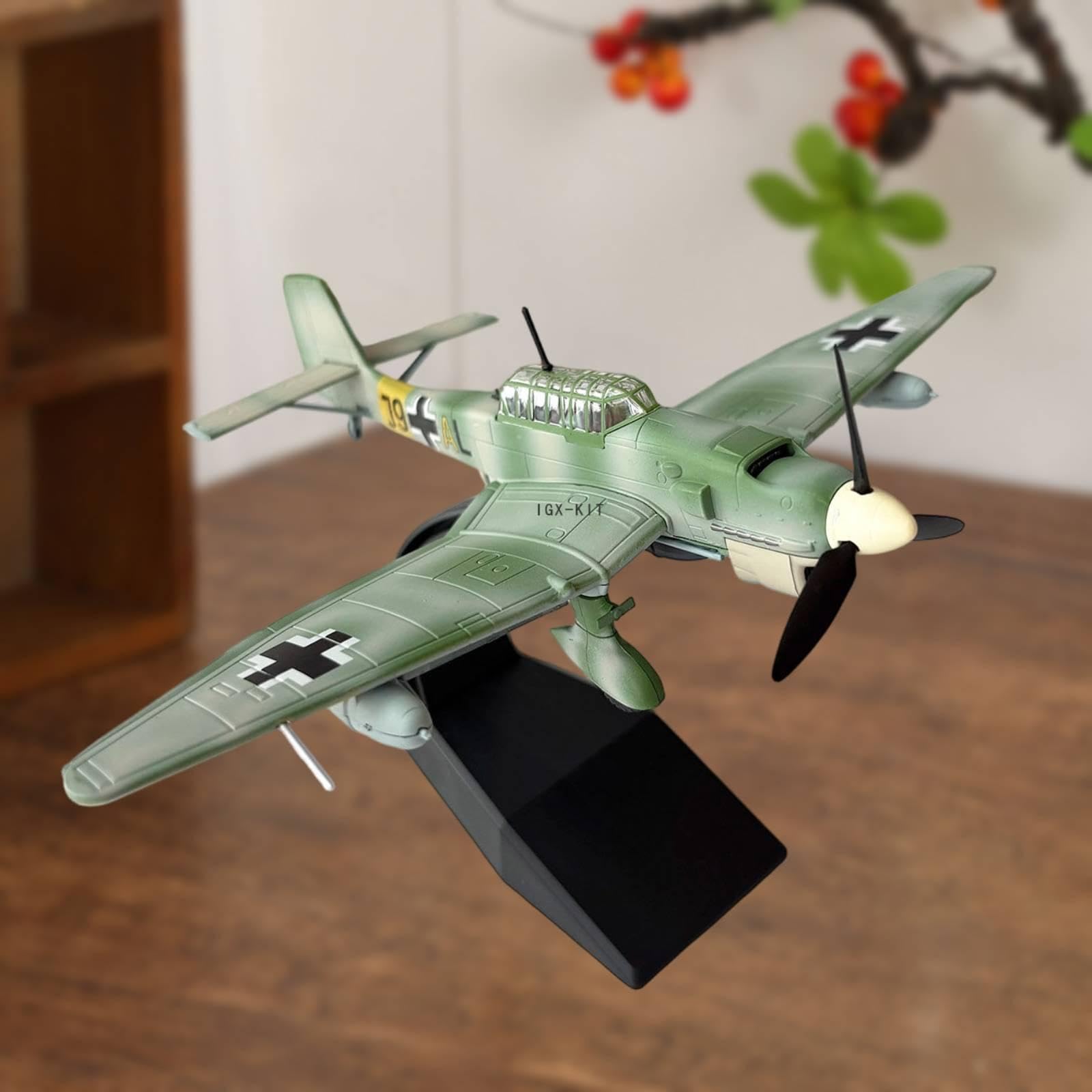 Modellino di Aereo da Caccia in 1/72, assemblaggio Realistico, Giocattolo da Costruire per la Camera da Letto, la mensola, e, Style B