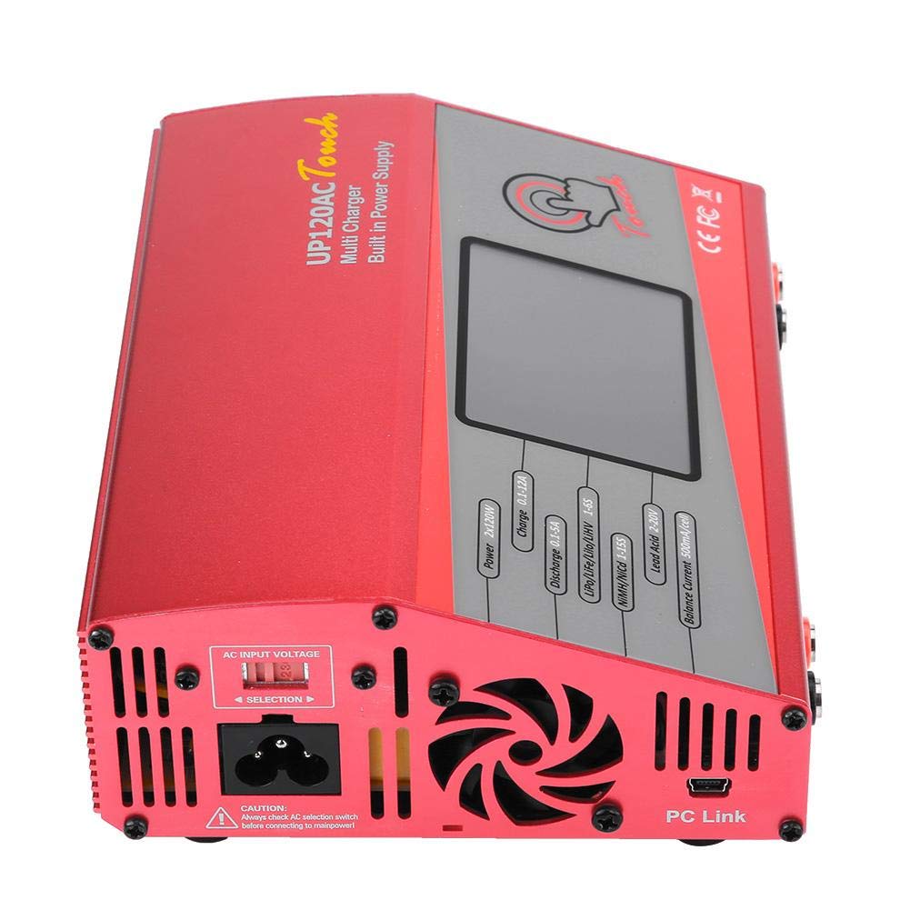 Cargador de batería RC con 2 enchufes Modelo de Control Remoto Accesorio Cargador Inteligente de batería Universal(EU Plug)