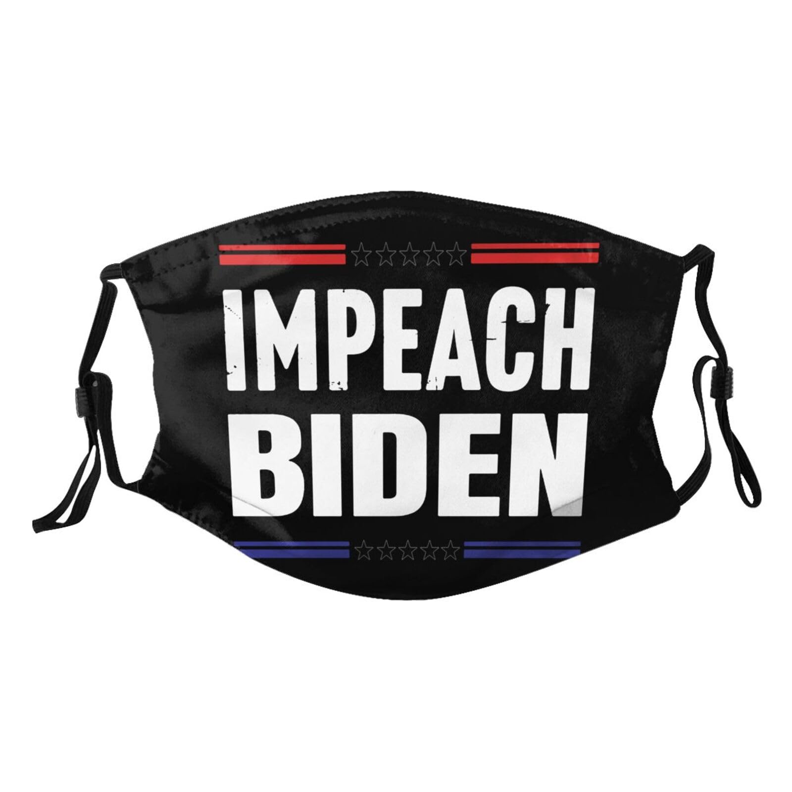Impeach Biden Adult Dust Mask Adjustable Dust Face with 2 Filter7726