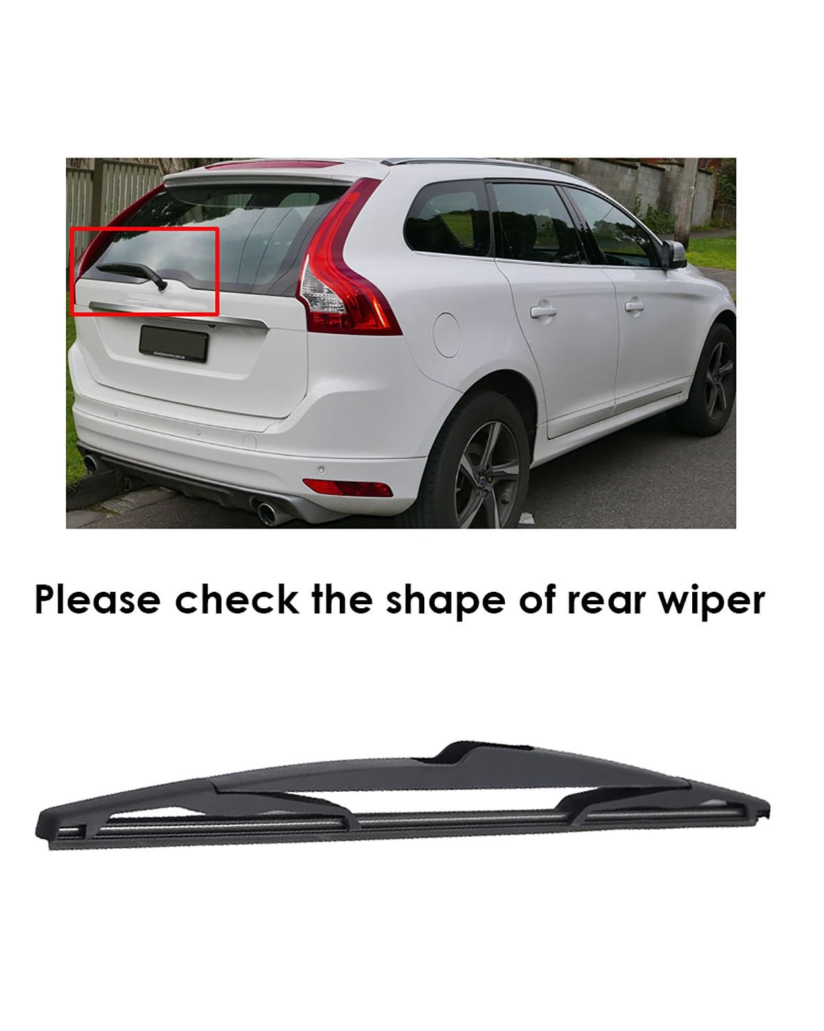 Amazon | ワイパー 適合 ボルボ用 XC60 2012-2017 フロント・リア用