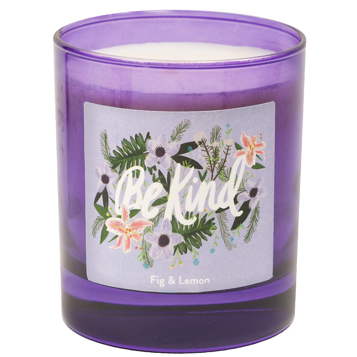 Eccolo World Traveler Thimblepress Bouquet Candle, Fig & Lemon Fragrance, Glass Jar, Bible Verse, 8oz, 40+ Hour Burn Time, Gift Boxed, 3.5x2.8