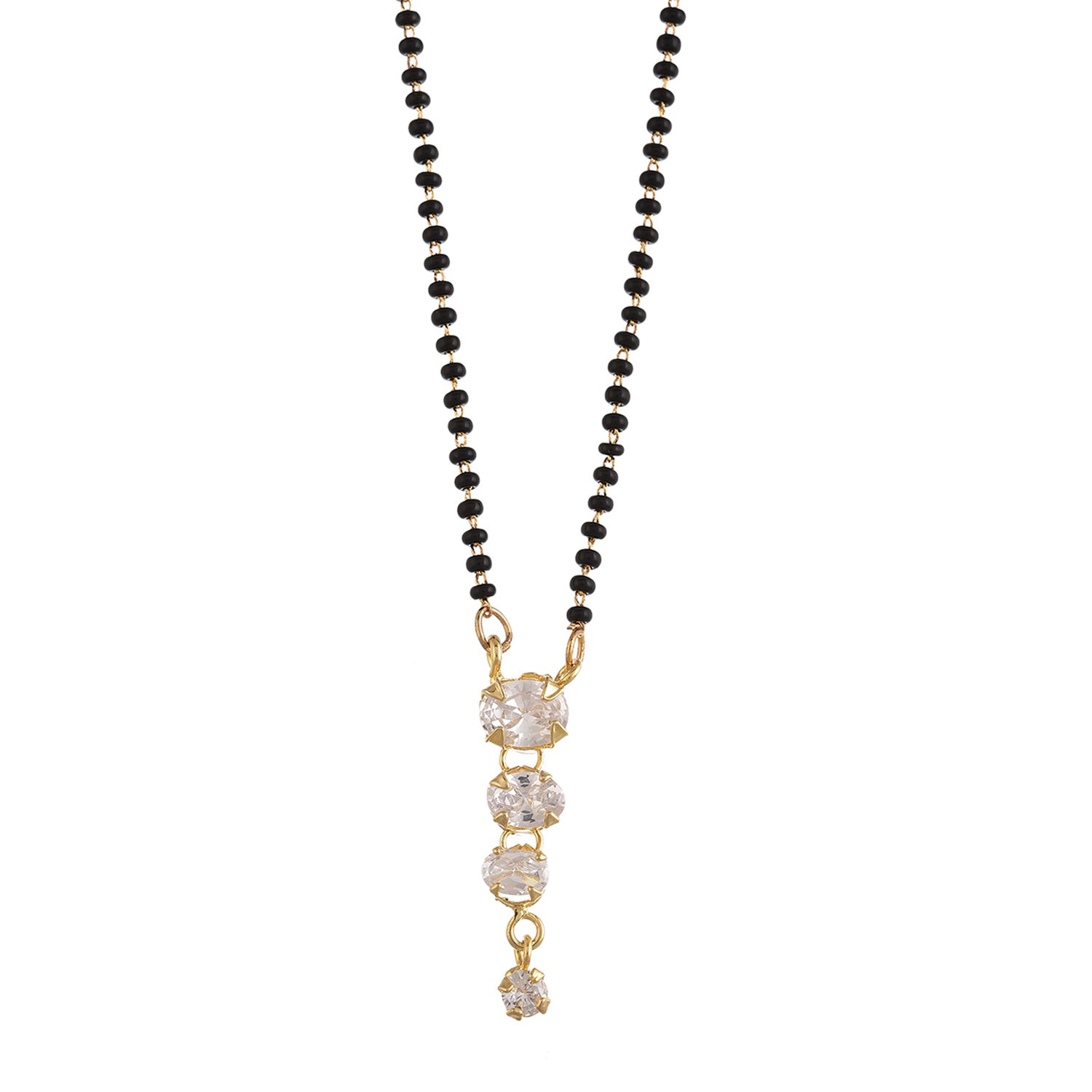 See full amazon price history chart for ZENEME Mangalsutra Gold Plated Solitare Style Pendant Tanmaniya Nallapusalu With Black Bead Chain Jewellery For Women ZENEME Mangalsutra Gold Plated Solitare Style Pendant Tanmaniya Nallapusalu With Black Bead Chain Jewellery For Women (B075MFRYFR) Amazon Price History, Amazon Price Tracker