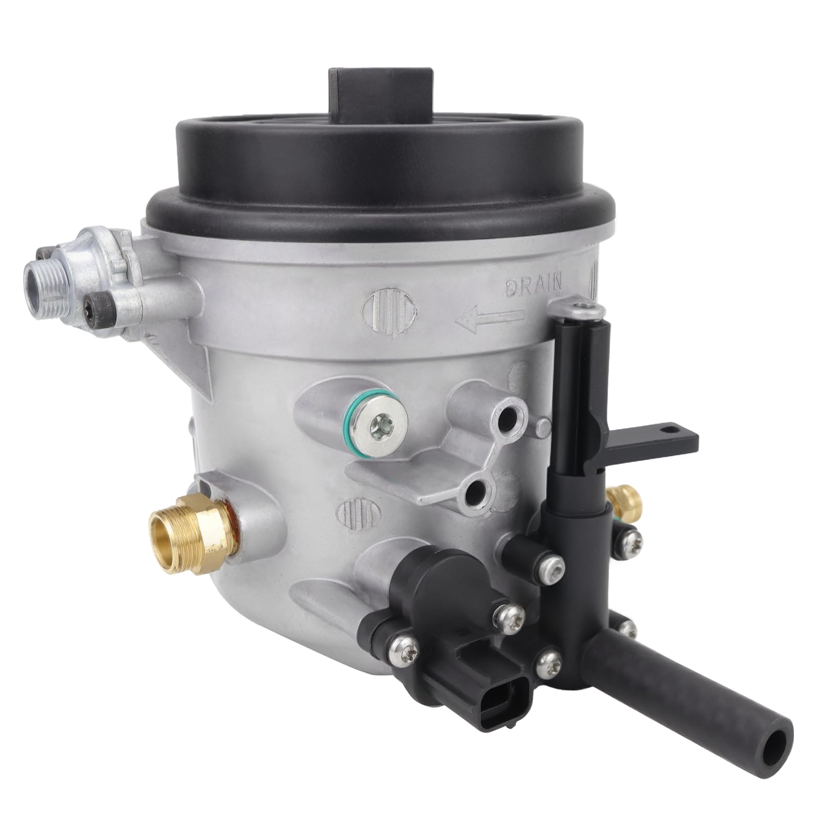 USTAR Fuel Filter Housing Assembly Compatible with Ford 7.3L 1999-2003 F250 F350 E350 Econoline Excursion Replace F81Z-9155-AC F81Z9155AC FG1057 FG-