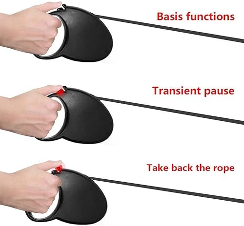 Miniatura 4 de Correa retráctil automática para perros, correa de entrenamiento para explorar  Cuerda de correr para caminar perro de 10 pies16.7 pies