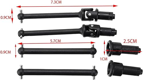 Miniatura 6 de 116 RC eje conjunto actualización piezas reemplazos para 16889 SG1602 piezas Crawler