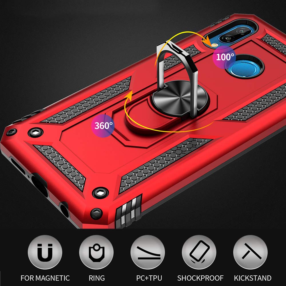 Handyhülle Für Huawei P20 Lite – Schlankes TPU-Case In Rot, Stoßsicher & Rutschfest, Mit Perfekter Passform