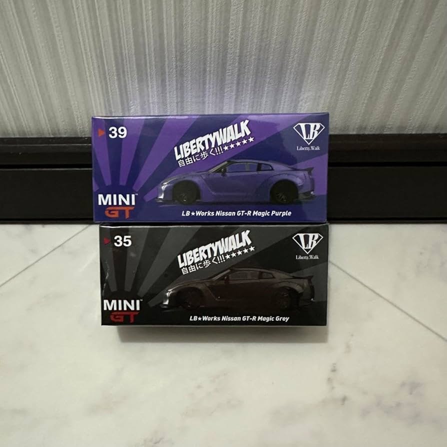 ●MINI GT LB Nissan GT-R Magic Purple MINI GT #39 LB☆WORKS Nissan GT-R (R35) Magic Purple – J